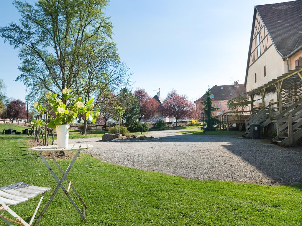 Villa Au Pre Des Poulains Ostheim Exterior foto